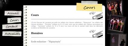 Site Internet de pr�sentation